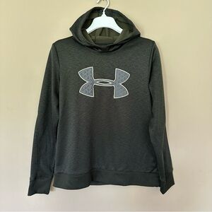Under Armour Men M Hoodie Dark Hunter Green quilted Grey X Active Athleisure